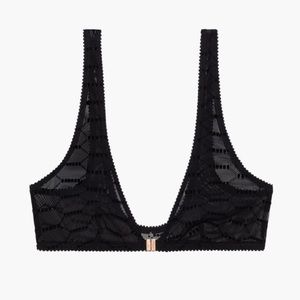 Savage X Fenty Women's Flocked Logo Bralette
